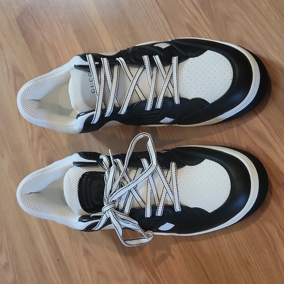 NIB Gucci Men’s Lace-Up Sneakers Sz11 - Picture 6 of 12